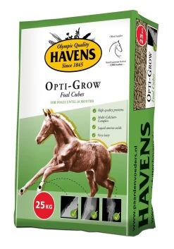 Havens Opti-Grow - Fohlen Aufzucht 25kg 7 Havens Opti-Grow - Fohlen Aufzucht 25kg -Haustierprodukte opti grow nieuw